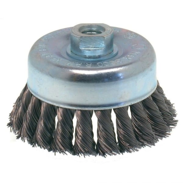 Osborn KNOT WIRE CUP 4 in. ODx.020 in. STEELx5/8-11 NC AHClamshell 99041 - main